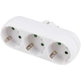 thumbnail image 2 of Triple Power Socket Adapter Socket Adapter Home Travel Power Socket Adapter Socket Panel 16A EU Standard Socket Power Outlet, 2 of 5