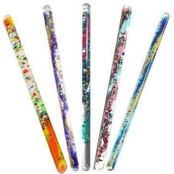 Spiral Mystical Glitter Wand ((ONE random Color) Give your princess a fun accessory for her costume with the Star Magic Spiral Mystical Wand. By Star Magic