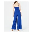 thumbnail image 2 of LUCY PARIS Womens Blue Sleeveless Square Neck Wide Leg Jumpsuit Size: M, 2 of 4