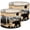 Color 1, variant on Linen Drum Lamp Shades Forest Rustic Wildlife Animals Hunting Mountain Country 13" x 13" x 10" Lampshade for Table Lamps Floor Lamps Lamp Shade Replacement Easy Assembly Required
