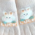 thumbnail image 5 of Convertible Flip Top Gloves Kids Half Finger Mittens Winter Warm Gloves Boys Girls Outdoor Sports, 5 of 5