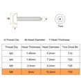 thumbnail image 2 of 30pack M6 x 30mm Button Head Torx Security Sheet Metal Screws with T30 Bit, 2 of 6
