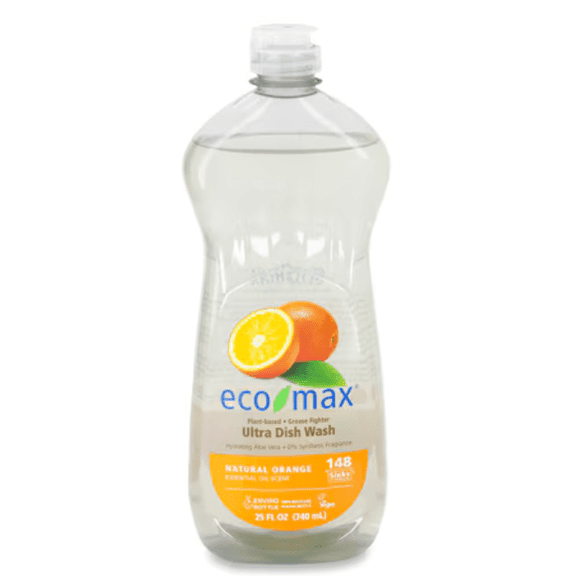 Eco-Max Ultra Dish Wash Liquid Natural Orange -- 25 fl oz
