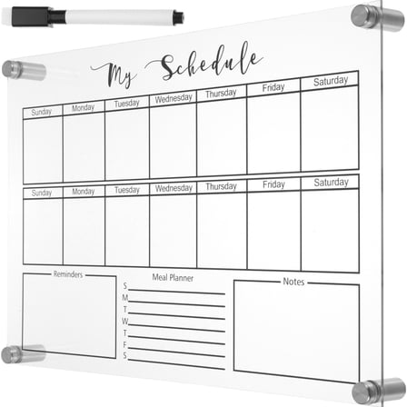 KAKOWELY Modern Desktop Whiteboard 1 Set 11.7X8.3In For Adults