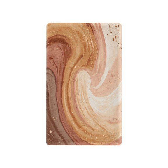 Brown and Peach Swirling Light Switch Cover Switch Plate Outlet Cover Plug Cover for Electrical Outlet