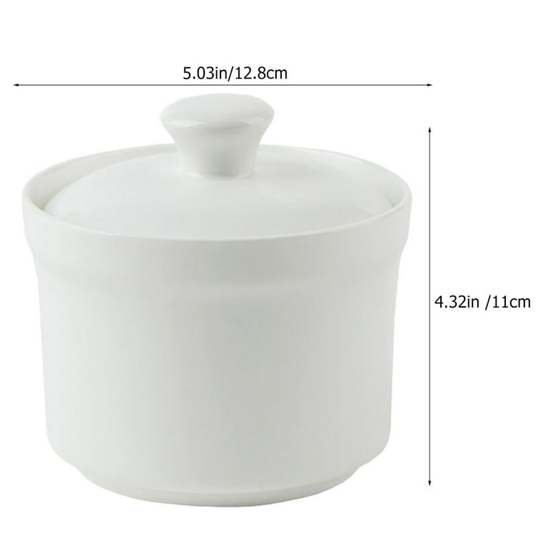 Ceramic Soup Bowl Lidded Soup Serving Bowl Double Handle Soup Bowl Large  Capacity Soup Container