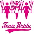 thumbnail image 3 of CafePress - Team Bride (Bachelorette Par - Women's Dark Pajamas, 3 of 4