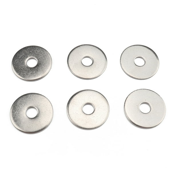 FUTUREORYY 70pcs Flat Washers Assorted A2 Stainless Steel for