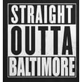 thumbnail image 4 of Old Glory Mens Straight Outta Baltimore Short Sleeve Graphic T Shirt, 4 of 6