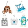 thumbnail image 2 of Winter Animals Craft Kit Assortment Bulk 60 Pc, 2 of 2