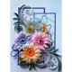 thumbnail image 1 of DIY 30x40cm 5D Taladro Forma Especial Parcial Quilling Flores, 1 of 9