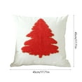 thumbnail image 3 of Tarmeek Christmas Pillow Covers 18x18 Inch Christmas Decorations, Seasonal Winter Xmas Holiday Decor Fluffy Soft Plush Faux Fur Throw Pillow Covers for Home Decor Christmas Decorations Indoor, 3 of 6