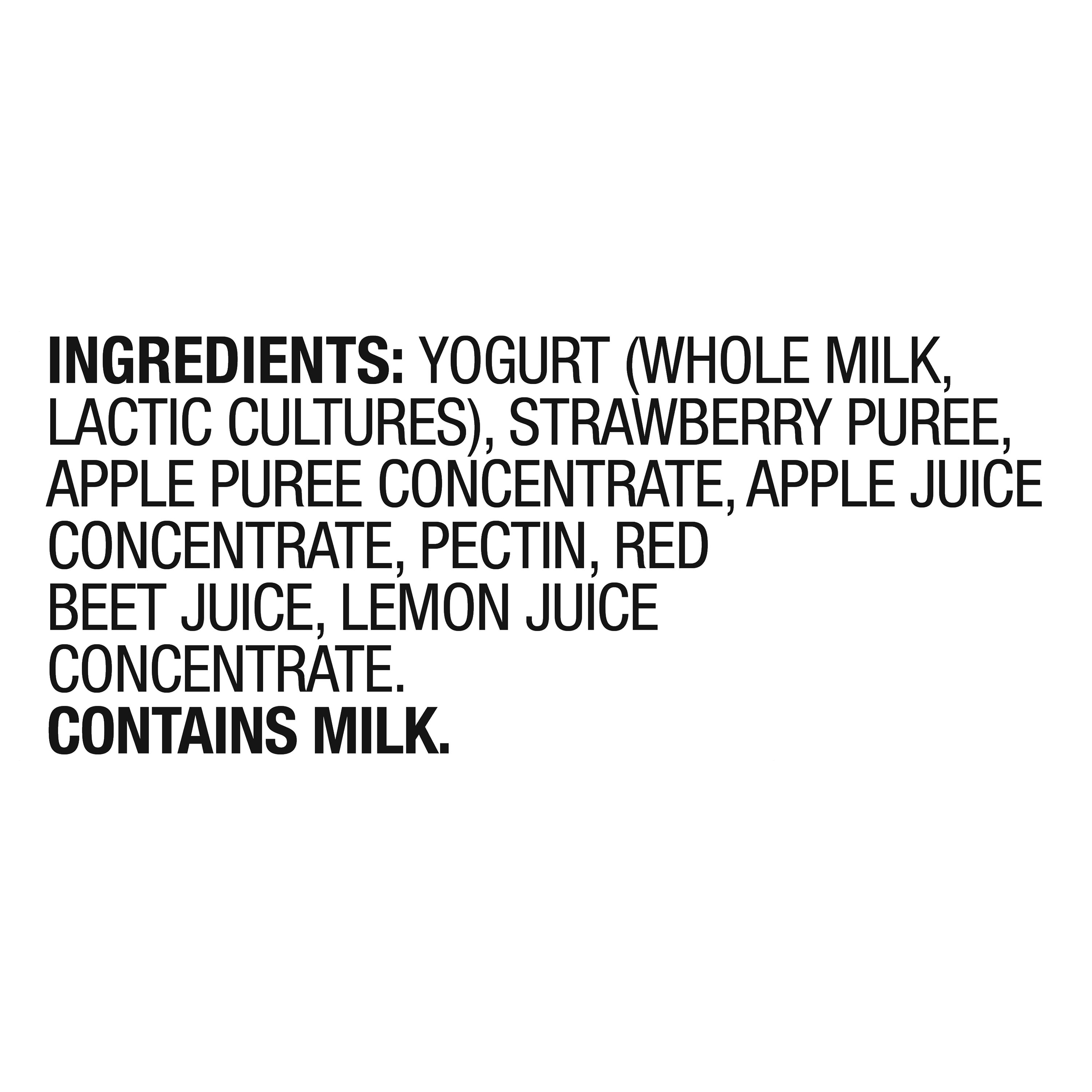 Alimento para bebé Etapa 2 batido de fresa, elección de los padres, bolsa de 4 oz 6