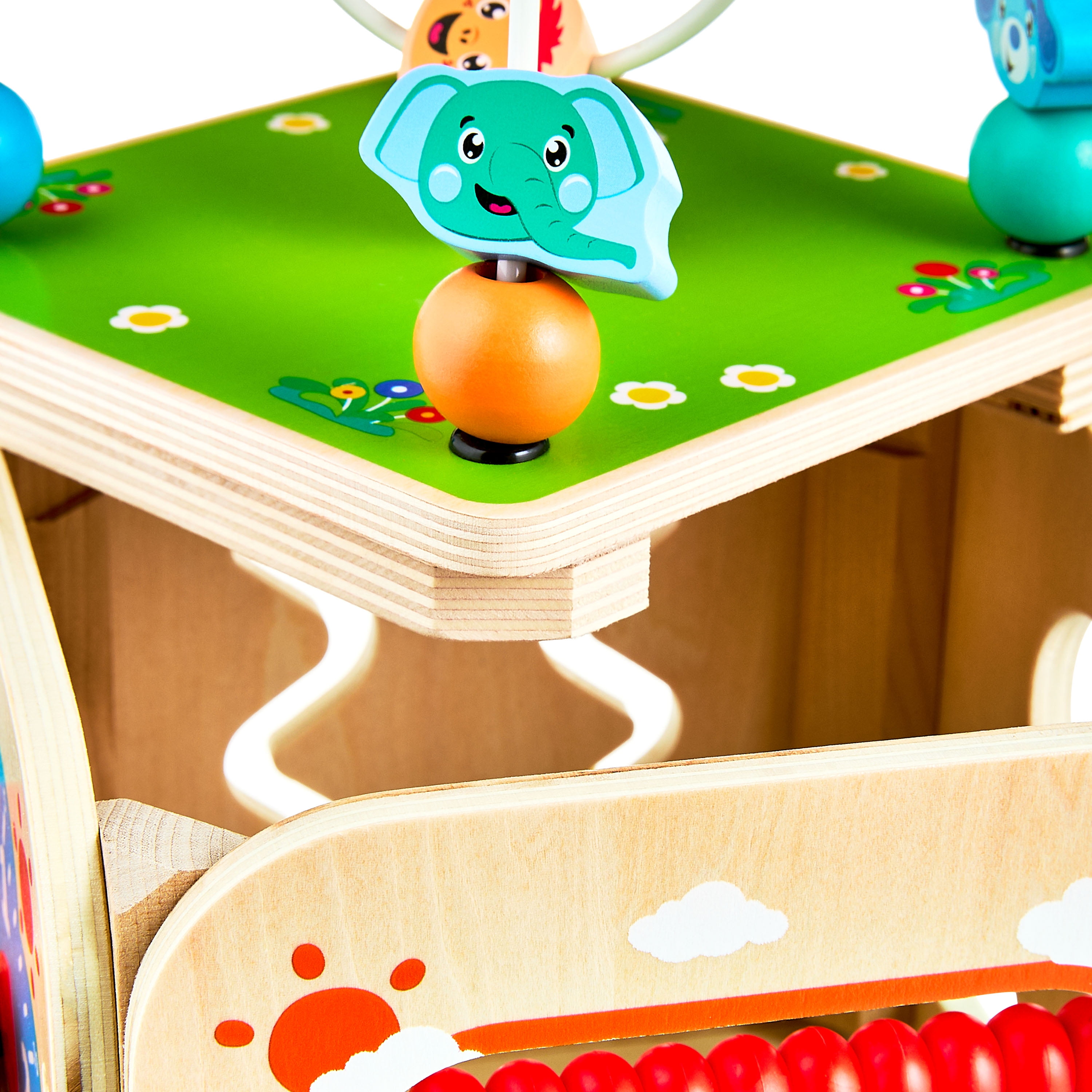 Spark Create Imagine Wooden Shape Sorting Activity Cube for Babies
