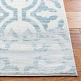 thumbnail image 3 of SAFAVIEH Martha Stewart Isabella Clover Area Rug, Turquoise/Ivory, 4' x 6', 3 of 8