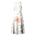thumbnail image 5 of Stamzod Women's Summer Casual Dresses V-Neck Sleeveless Flowy Sundresses Long Maxi Vacation Dress with Pockets Multicolor Q M, 5 of 8