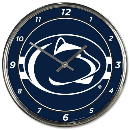 Wincraft Clock - Penn State Nittany Lions WinCraft Chrome Wall Clock - No Size