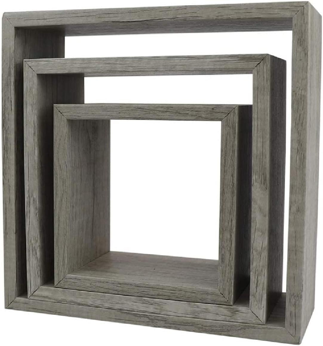 Durable floating wall cube