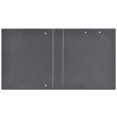 thumbnail image 2 of Haosy 2 Pack Hardcover 3 Ring Binder 1.5 Inch Ring Decorative Binder Organizer for Home School Office, Space Gray, 2 of 10