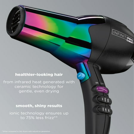 Infiniti Pro by Conair Ceramic Hair Dryer - Rainbow Chrome Finish