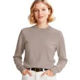 thumbnail image 2 of Stralyhd Sweaters for Women Anti Pilling Knit Long Sleeve Crew Neck Casual Ribbed Knit Pullover Tops Loose Casual Basic Winter Outfits Khaki XXL, 2 of 5