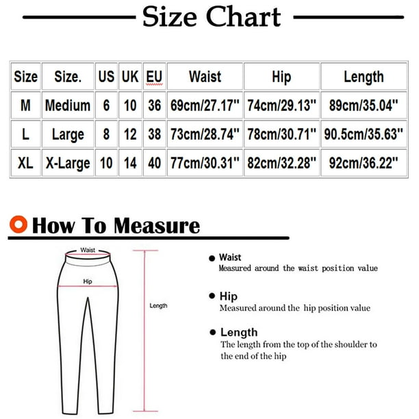 Pants for Women Solid Color Sexy Tight High Waist Yoga Leggings Comfortable  Jogging Running Workout Ladies Trousers (X-Large, Black) 