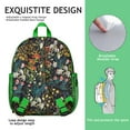 thumbnail image 3 of Skull and Floral Design Backpack - Waterproof & Padded for Comfort, 3 of 5