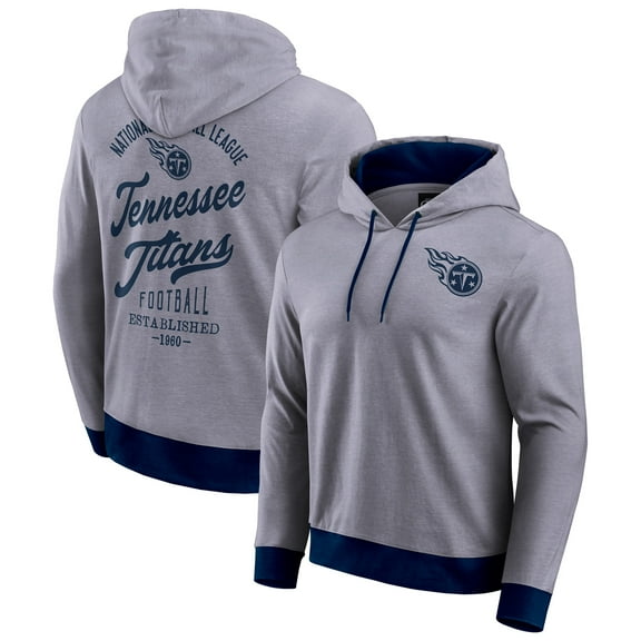Men's Darius Rucker Collection by Fanatics Navy Tennessee Titans Tonal Knit Pullover Hoodie
