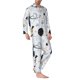 thumbnail image 2 of Fotbe Cartoon Planets Pijama de Hombre con Estampado de Manga Larga, Conjunto de 2 Piezas, Ropa de Dormir Suave y Cómoda con Bolsillos-Small, 2 of 7