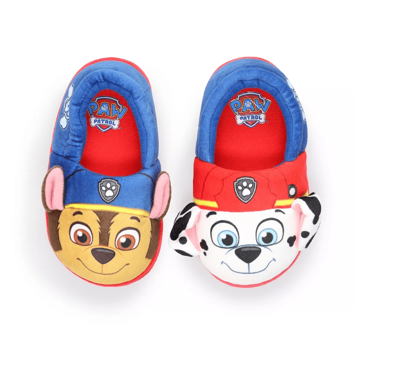 Paw Patrol Rubble 3D Plush Kids Toddlers Slippers Non Slip Sole Size 10.5-12