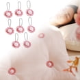 thumbnail image 1 of zhangmingg Duvet Cover 8 Piece Set Secure Comforter Holder Pins Button Fasteners Shifting for Bedding, 1 of 7