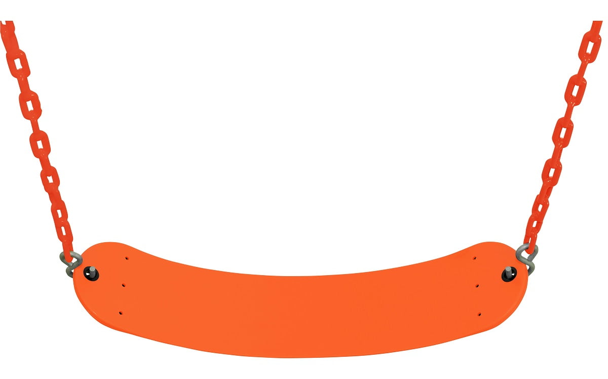Machrus Swingan Vinyl Coated Chain - Orange - Set Of 2
