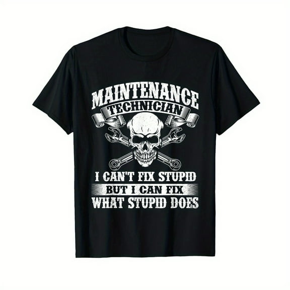 Maintenance Technician - Repairman Handyman Skilled Worker T-Shirt
