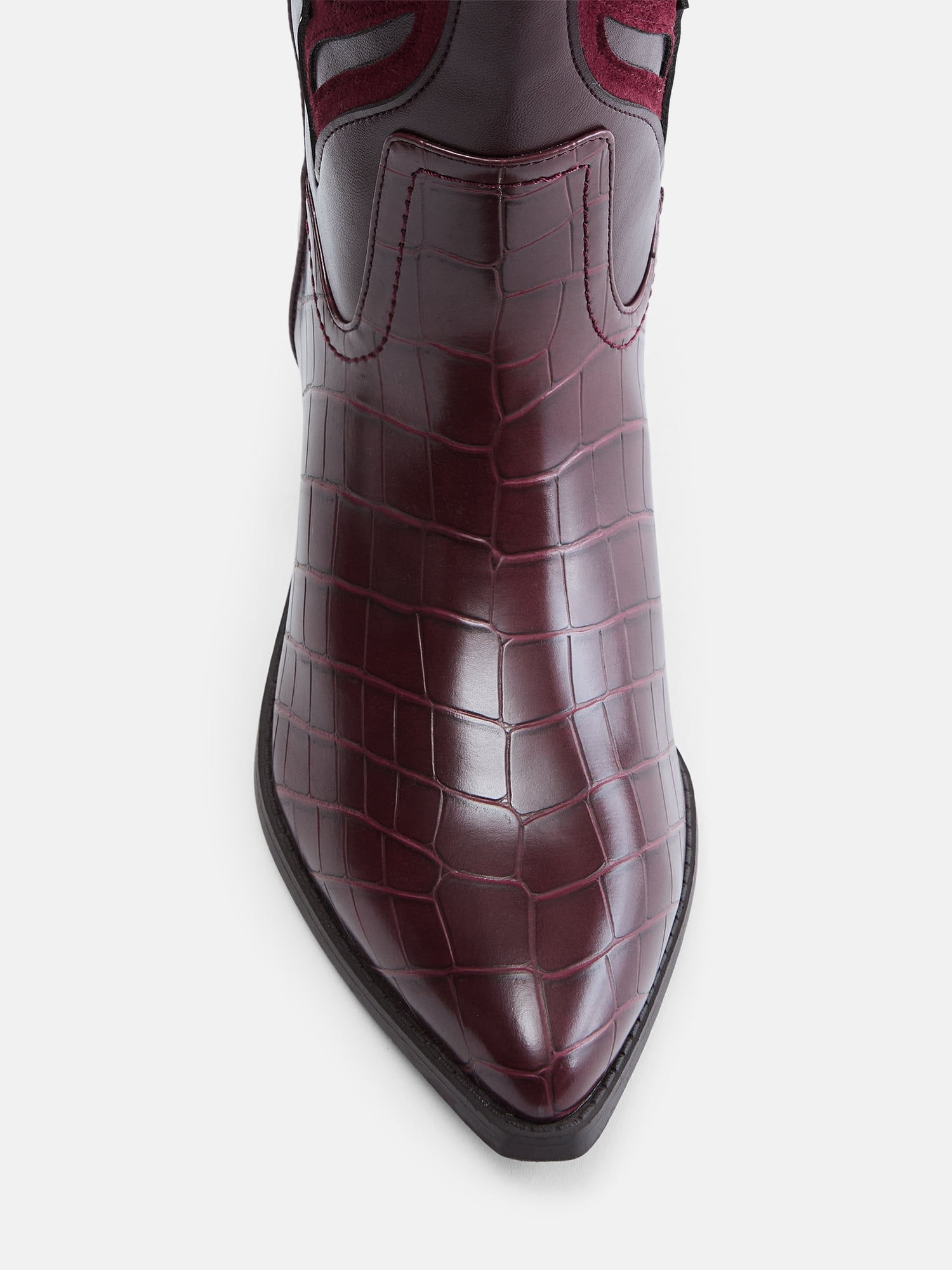 Madden NYC Women's Faux Leather Croco Butterfly Boots