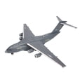 thumbnail image 3 of Avión de transporte a escala 1/100, modelo de bloques de construcción, kit de construcción, regalo para niños y adultos, avión de transporte a escala, 3 of 8