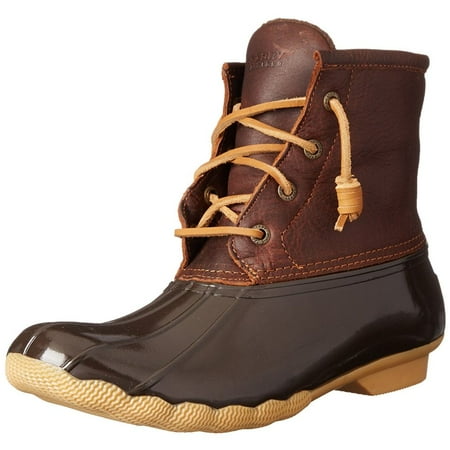 Sperry - Sperry STS91176-060 Women's Saltwater Duck Boots, Tan/Dark Brown, 6 M US - Walmart.com