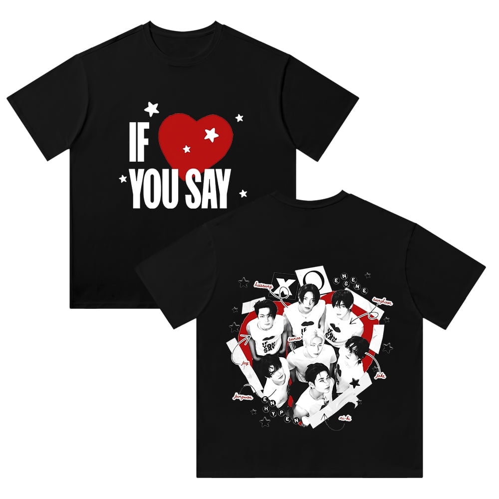 ENHYPENMANiFESTOS/S-SHIRT（BK_L） Enhypen World Tour Manifesto Official Limited Merchandise T