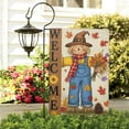 thumbnail image 3 of Fall Welcome Scarecrow Leaves Fall Garden Flags 12.5"x18" Double Side,Small Yard Flags for Outside,Outdoor Fall Decor,Autumn Funny Garden Flag Yard Decoration, 3 of 4