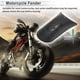 thumbnail image 2 of Guardabarros de motocicleta de plástico único, guardabarros delantero, protector contra salpicaduras, cubierta de rueda, 1 juego negro 02 con herramienta de instalación y tornillos de montaje 22x11cm, 2 of 6