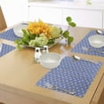 thumbnail image 4 of Ambesonne Floral Place Mats Set of 4, Small Spring Daisies, Standard Size, Pale Yellow Violet Blue, 4 of 6