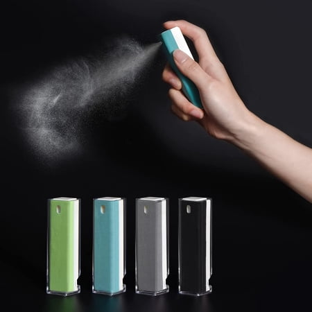 CLICK CLEAN 4PCS All-in-One Screen Cleaner, Fingerprint Proof Screen Cleaner Spray with rofiber and Phone Stand