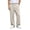 Khaki, variant on Yongwang Mens Textured Straight Leg Pants Drawstring Elastic Waist Pants Casual Athletic Outfits Long Trousers