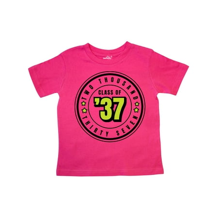 

Inktastic Class of 2037 in Black Circle with Stars Gift Toddler Boy or Toddler Girl T-Shirt