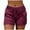 Wine, variant on zbxnLI Women's Athletic Shorts Plus Size Running Shorts Drawstring Elastic Waist Casual Shorts with Pockets