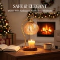 thumbnail image 6 of Dimmable Candle Warmer Lamp with Timer & 2 Bulbs, Vintage-Style Flameless Wax Melt Warmer for Home Decor, Perfect Gift for Women, Housewarming & New Home, 6 of 8