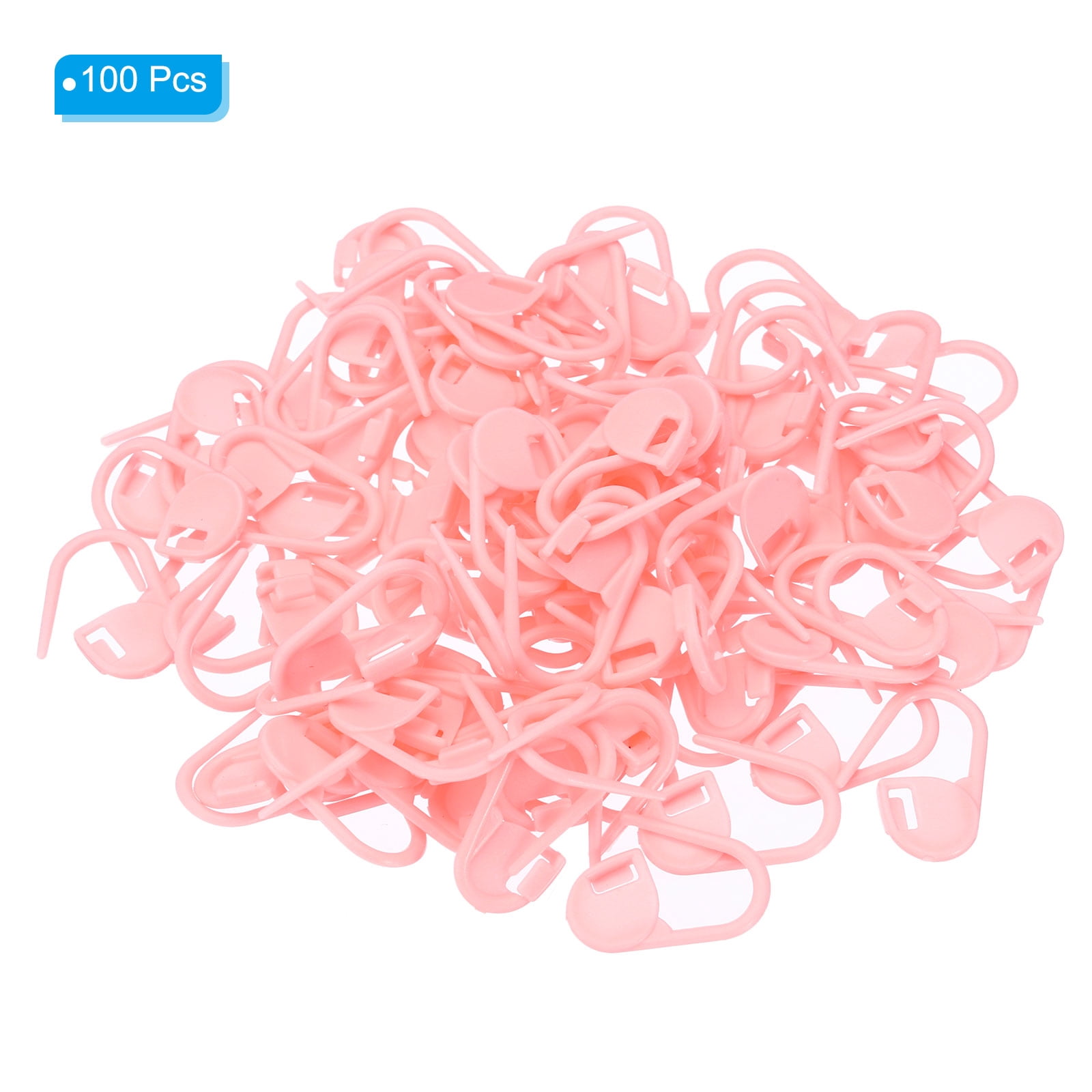 Crochet Stitch Markers, 100 Pack Plastic Knitting Markers Locking
