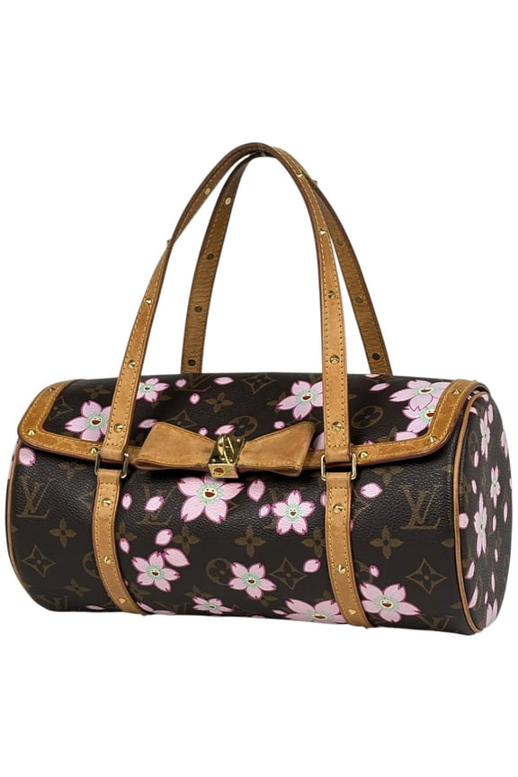 Pre-Owned Louis Vuitton Papillon Ribbon Cherry Blossom Takashi Murakami Handbag... (Fair)