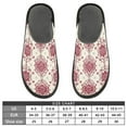 thumbnail image 5 of IAUYY Memory Foam House Slippers Suitable for Both Men and Women. Comfortable, Anti-Slip Plush Flat-Bottomed Slippers The Best Holiday Gift Indian Woodblock Printing, 5 of 9