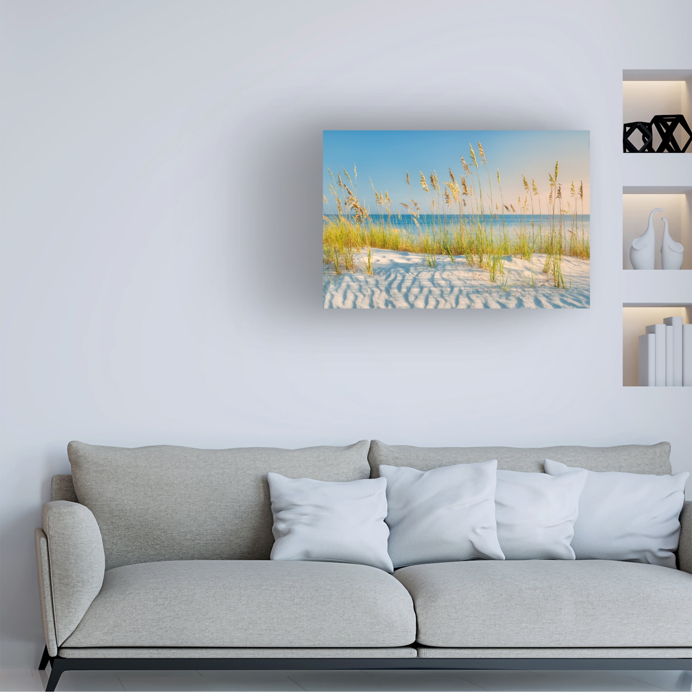 Dennis Frates 'Sea Oat Grass 2' Canvas Art