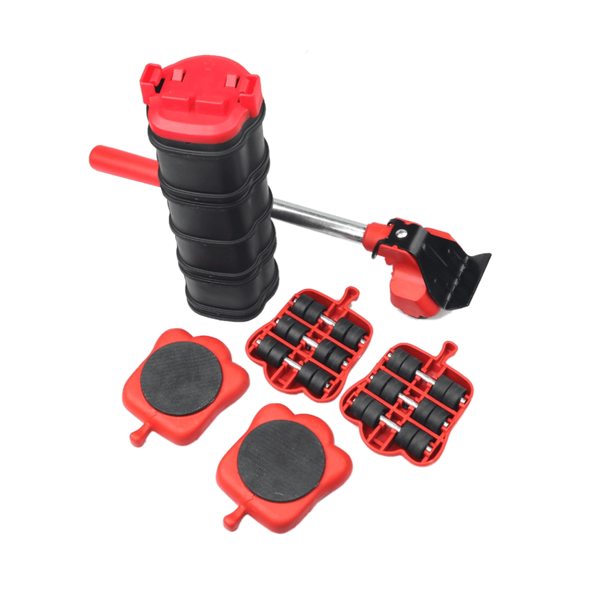 14PC Set Furniture Mover Tool Transport Set Transport Lifter Heavy Stuff Moving 4 Wheeled Mover Roller Hand Tools